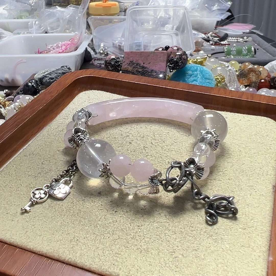 水晶未镶嵌手链水晶手链