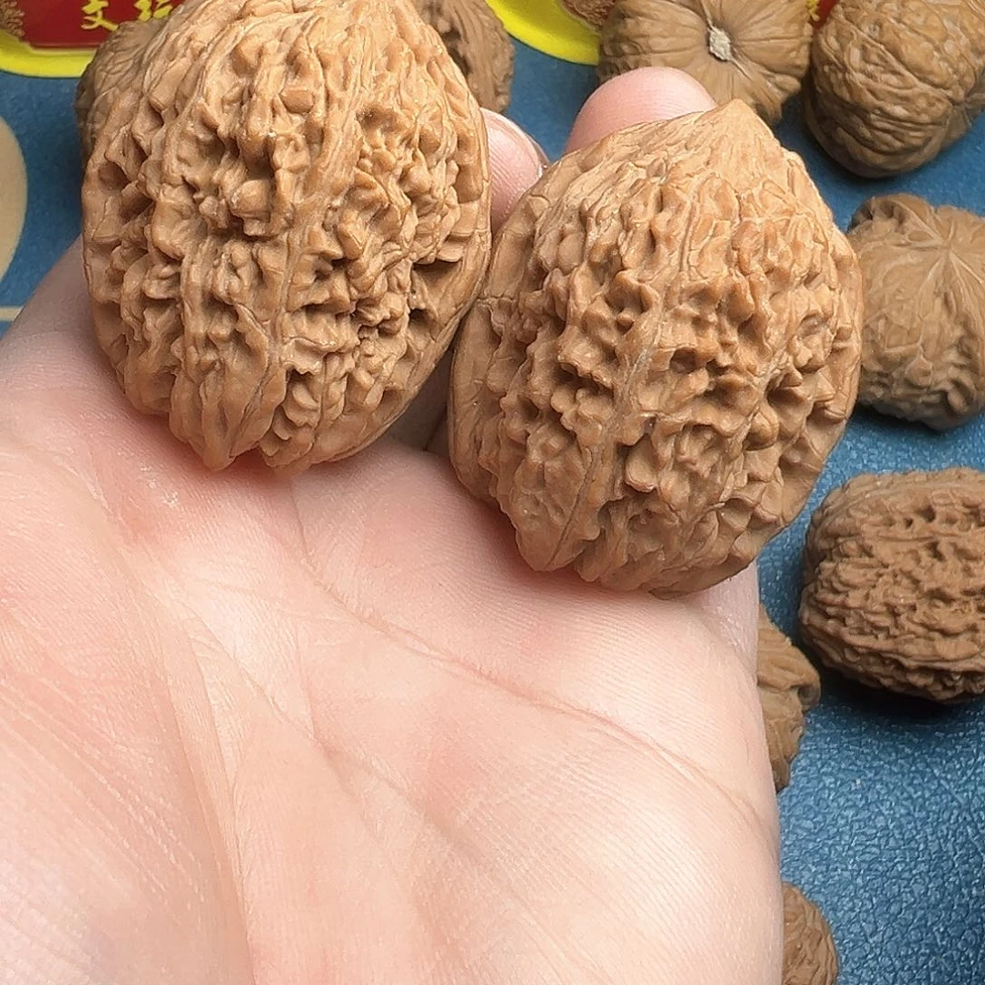 文玩核桃把件36.5蒜头