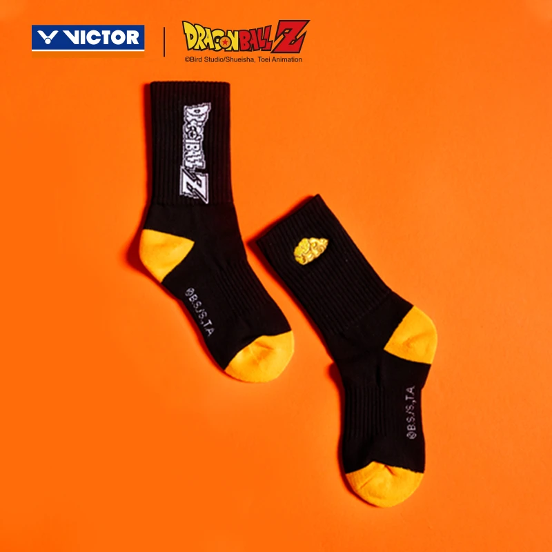 VICTOR威克多胜利运动袜龙珠Z联名系列舒适耐磨透气男袜SK508DBZ