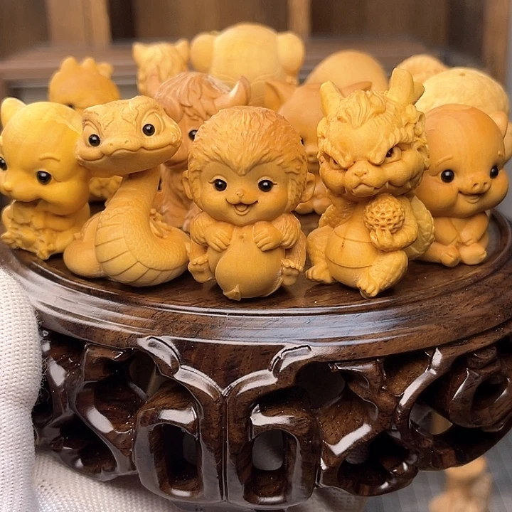 爆款十二生肖一整套十三个摆件