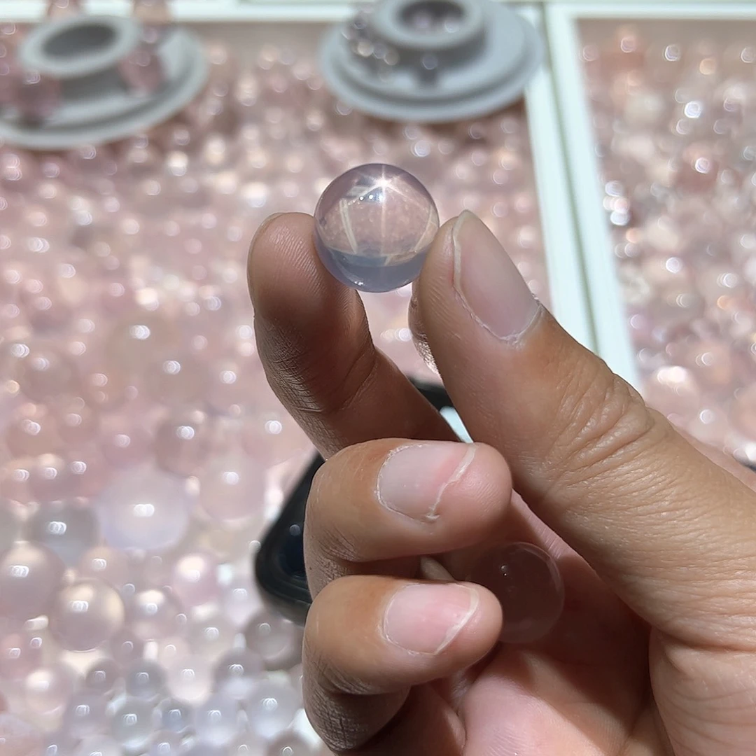 水晶手链未镶嵌n****娜16mm粉水