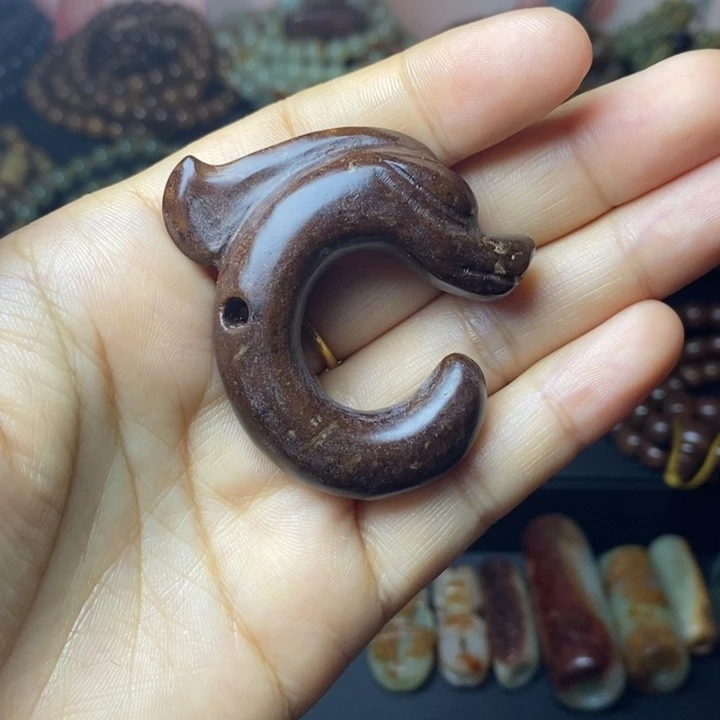 岫岩河磨玉（透闪石质玉）未镶嵌挂件