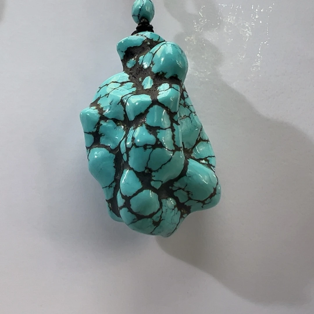 绿松石未镶嵌挂件