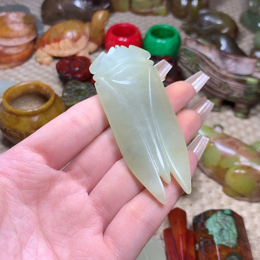 白玉菩提吊坠挂件