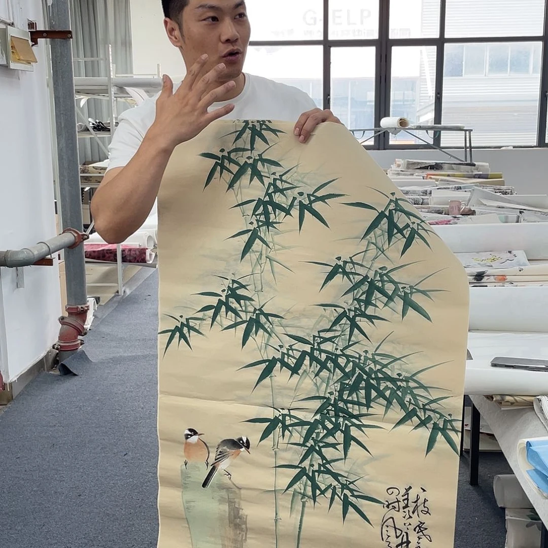 国画纯手绘字画宣纸