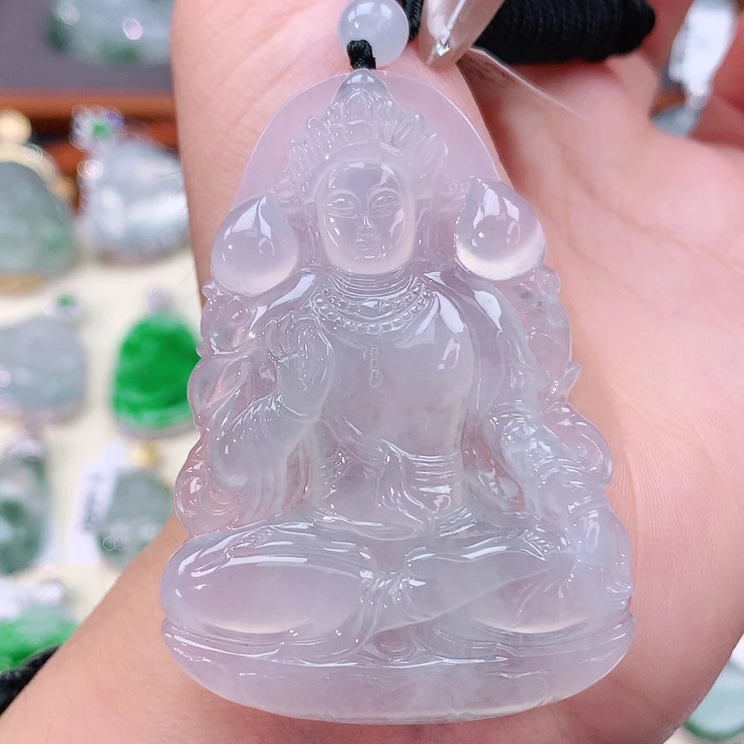 颈饰未镶嵌翡翠观音
