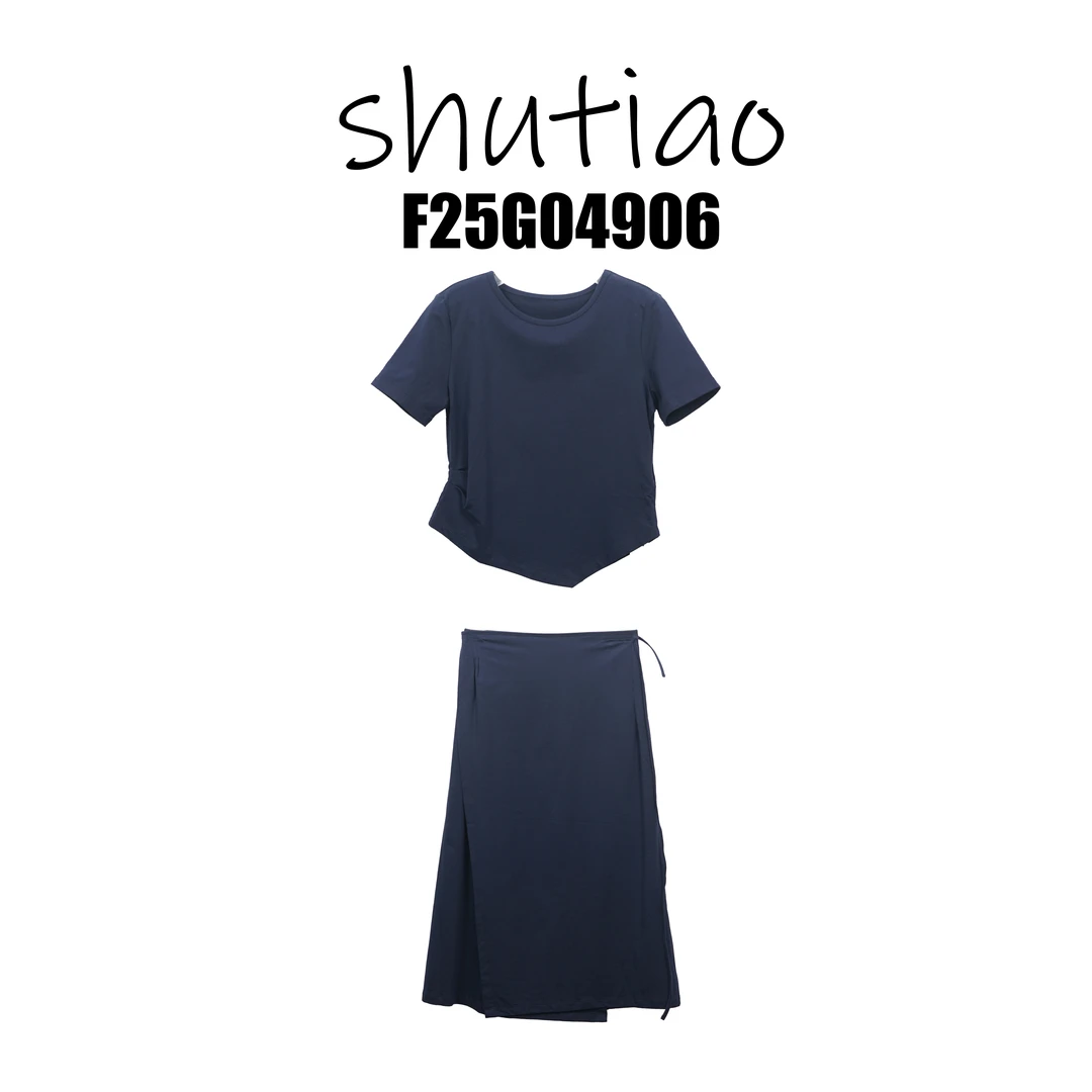 【SHUTIAO】2025夏季：新款小众设计款套装F25G04906