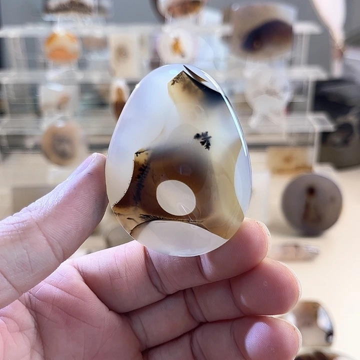 玛瑙/玉髓未镶嵌吊坠(不含链)