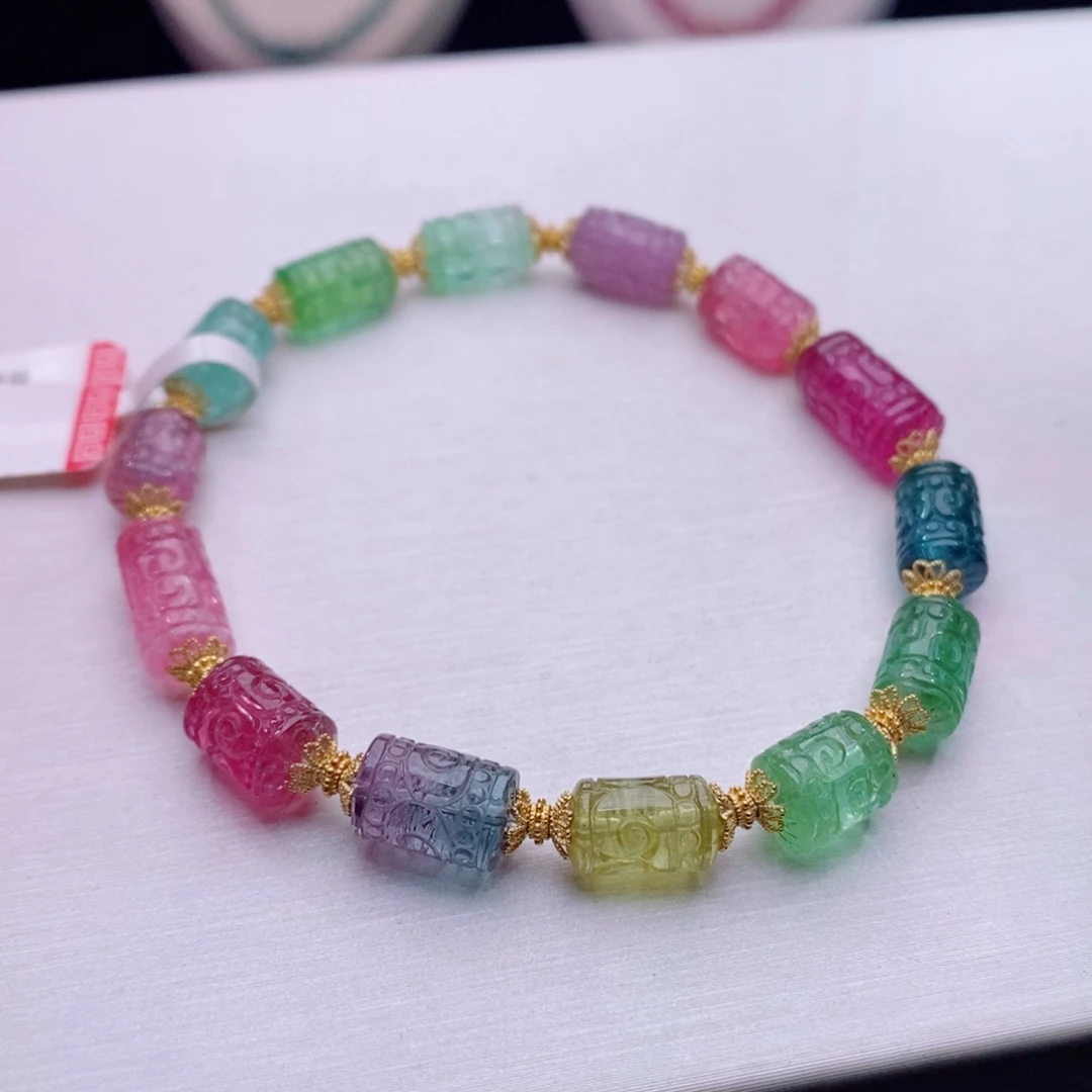 18K金镶嵌手链碧玺碧玺A手链