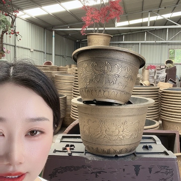圆形60花盆1个有孔