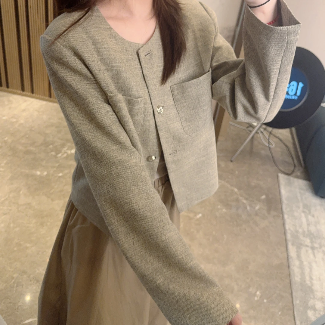 One Studio｜卡其色长裙