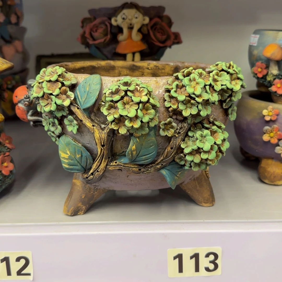 【闪购商品】豆*粗陶手捏