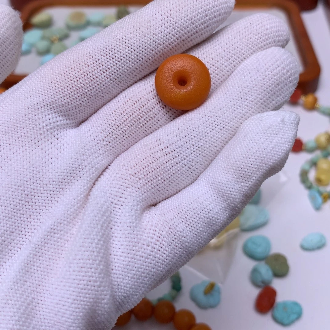 琥珀裸石未镶嵌淡***~