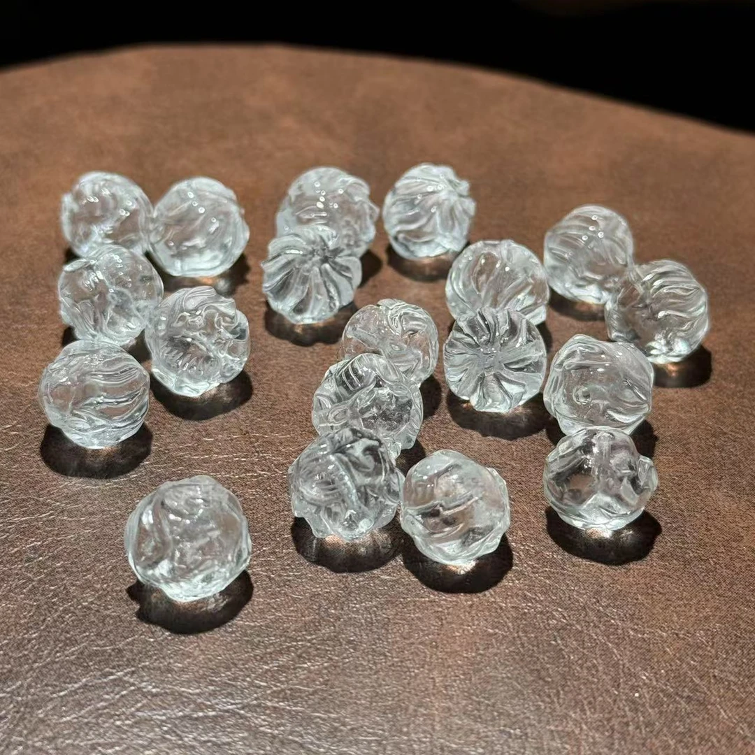 白水晶雕刻珠D031303-多样性发其一