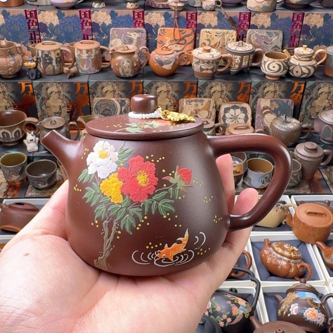 茶壶紫砂200cc原矿精工半手