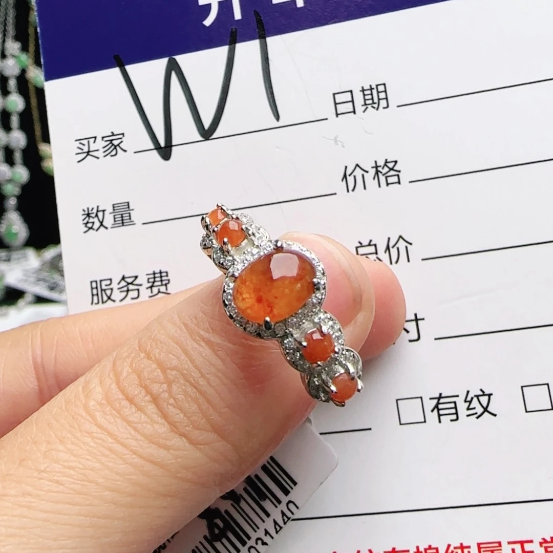 银S925镶嵌手链翡翠