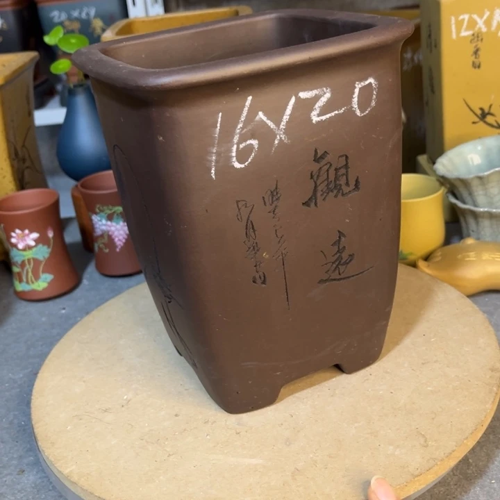 紫砂花盆紫砂花盆