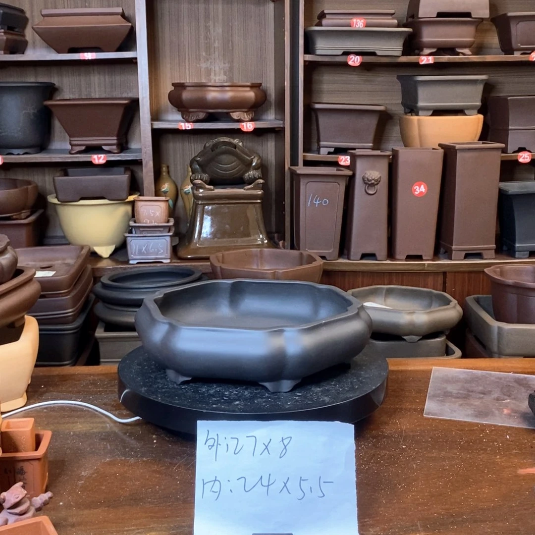 紫砂花盆紫砂花盆