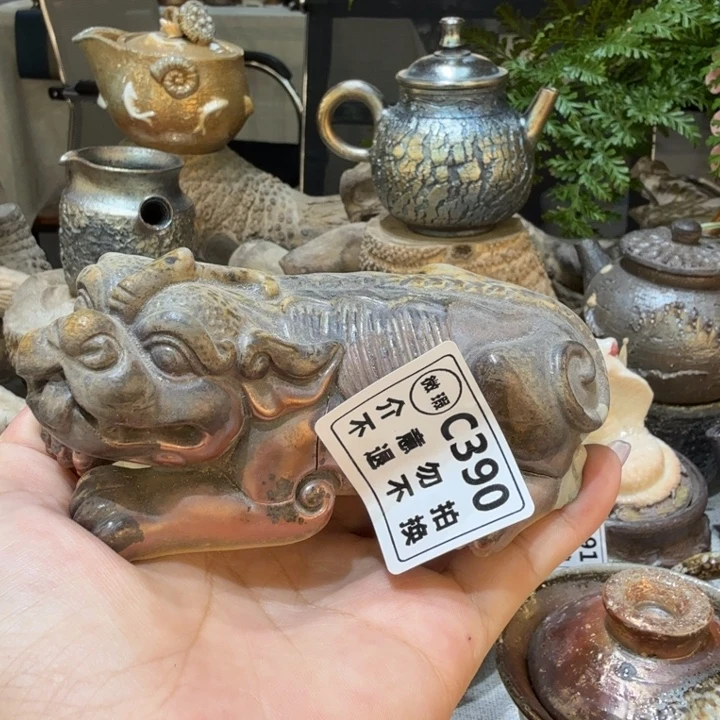 摆件柴烧福利心哦地方