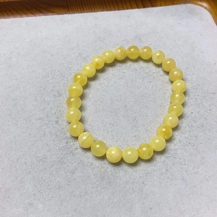 裸石蜜蜡未镶嵌手串