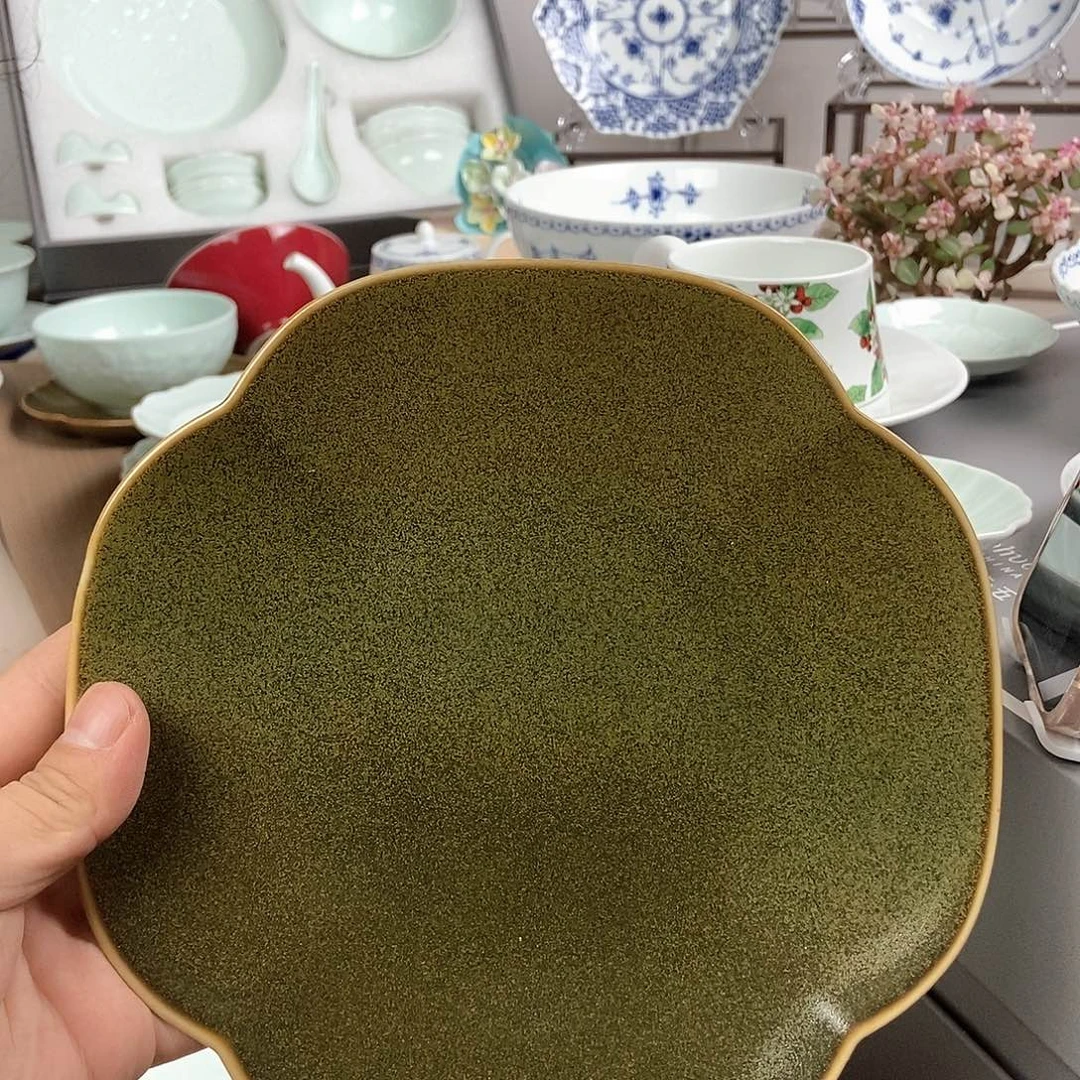 瓷片景德镇五花马陶瓷