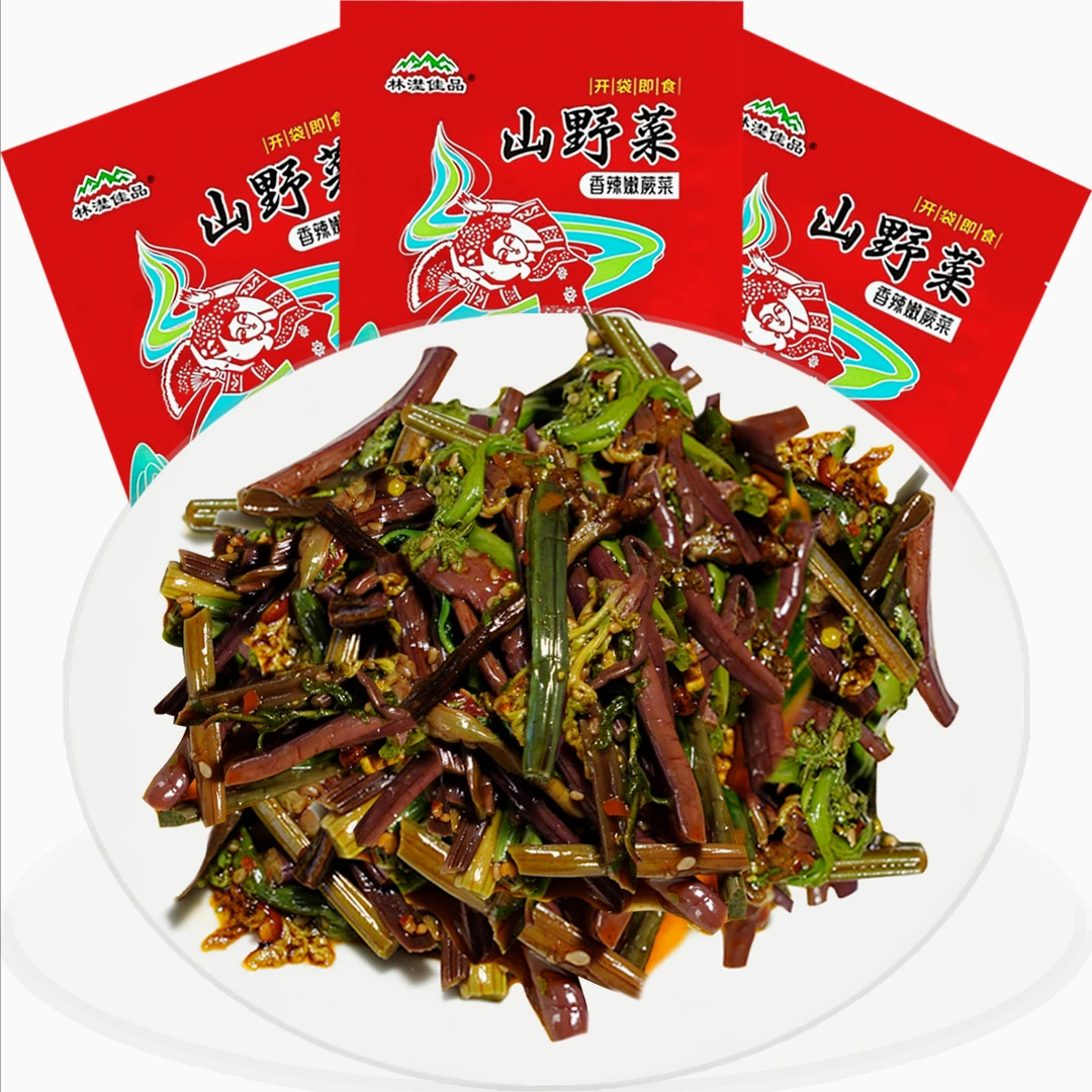 来了大哥长白山特产山野菜80g*5袋开袋即食方便下饭解腻好搭档