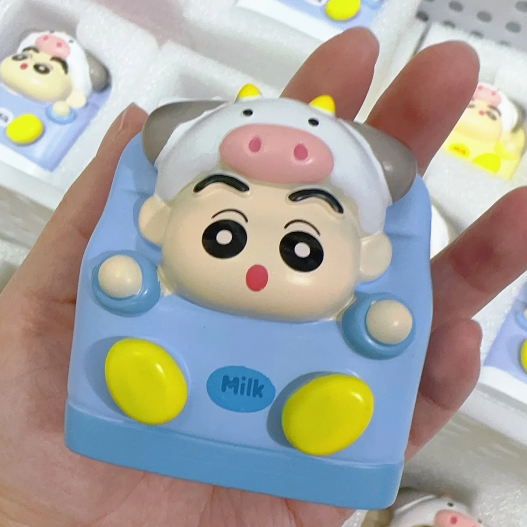 【树脂新款奶盒】新款小新树脂摆件超可爱摆件