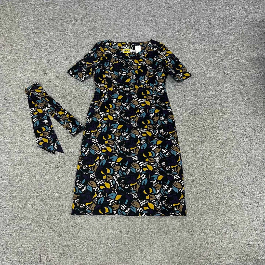 99新 AMIPARIS maxmara 花卉 连衣裙 42码