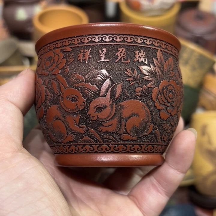 茶杯紫砂宜兴紫砂主人杯