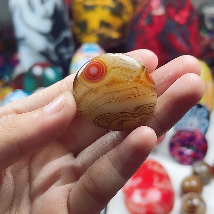 玛瑙/玉髓未镶嵌耳环