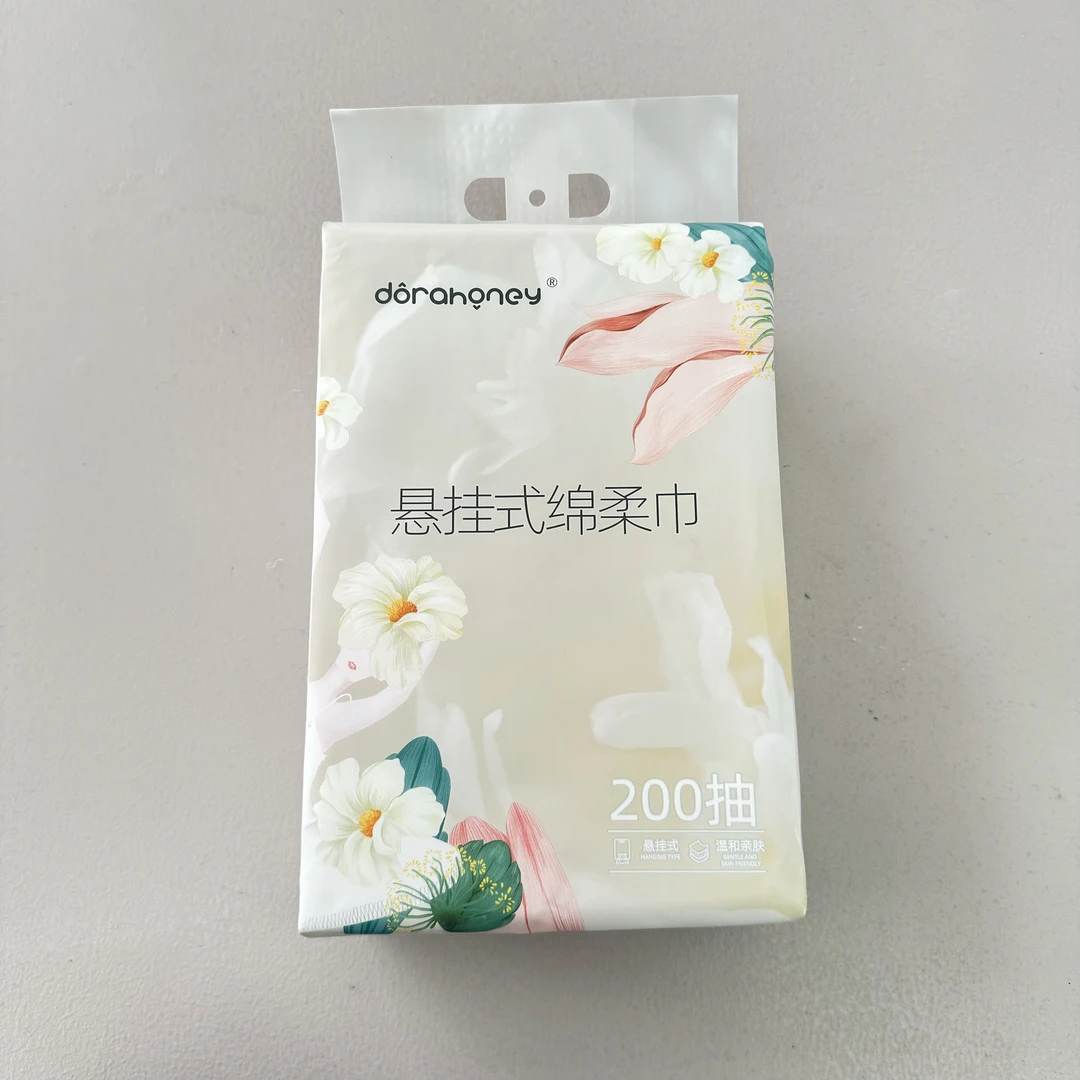 DHMLJ-04-200  悬挂式绵柔巾（200抽）