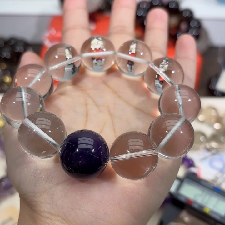 未镶嵌手链水晶手串20