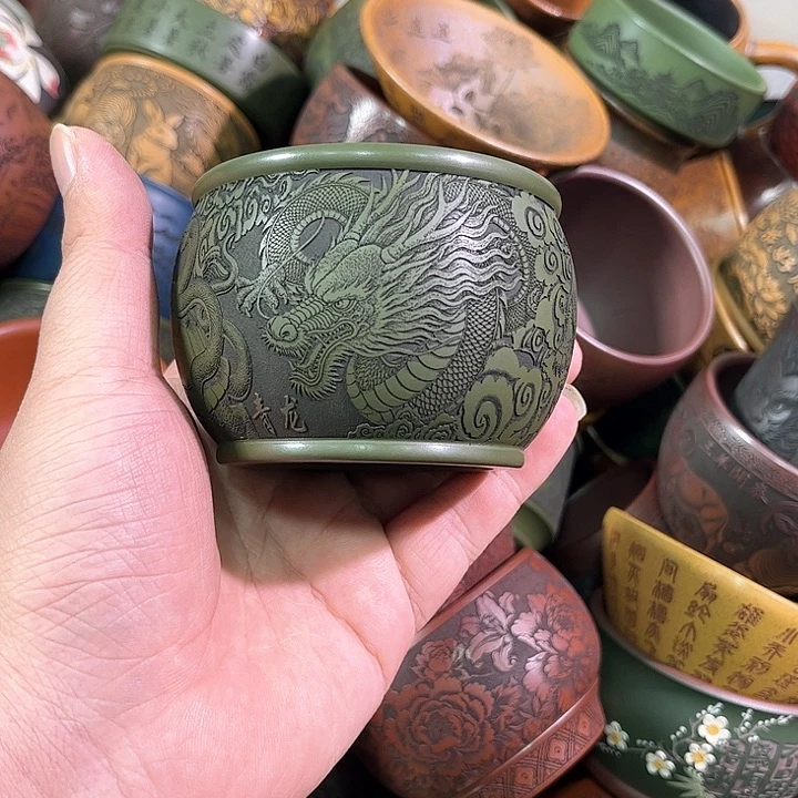 茶杯紫砂全手工紫砂主人杯