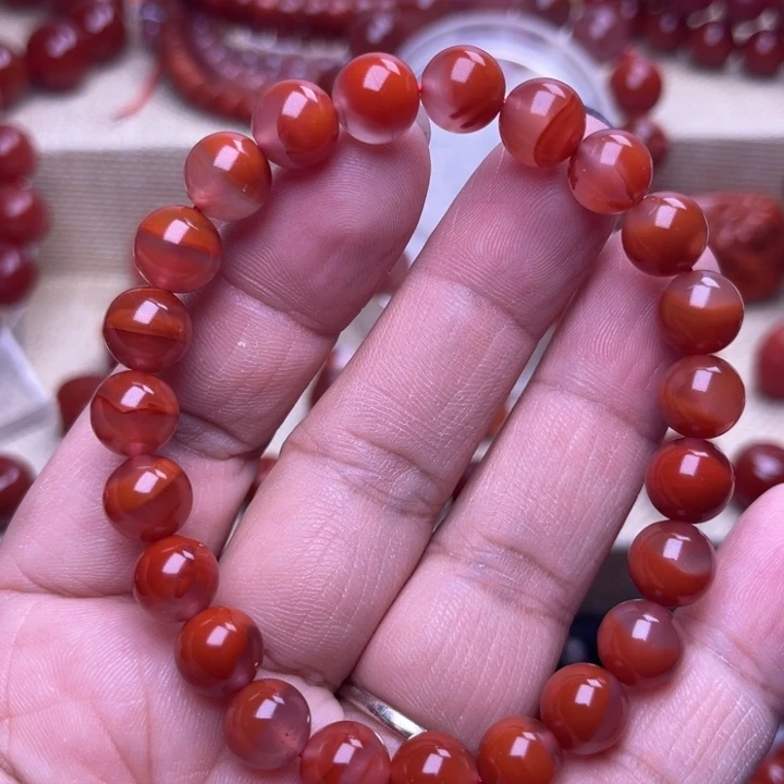 南红玛瑙未镶嵌颈饰半山水8．8 M