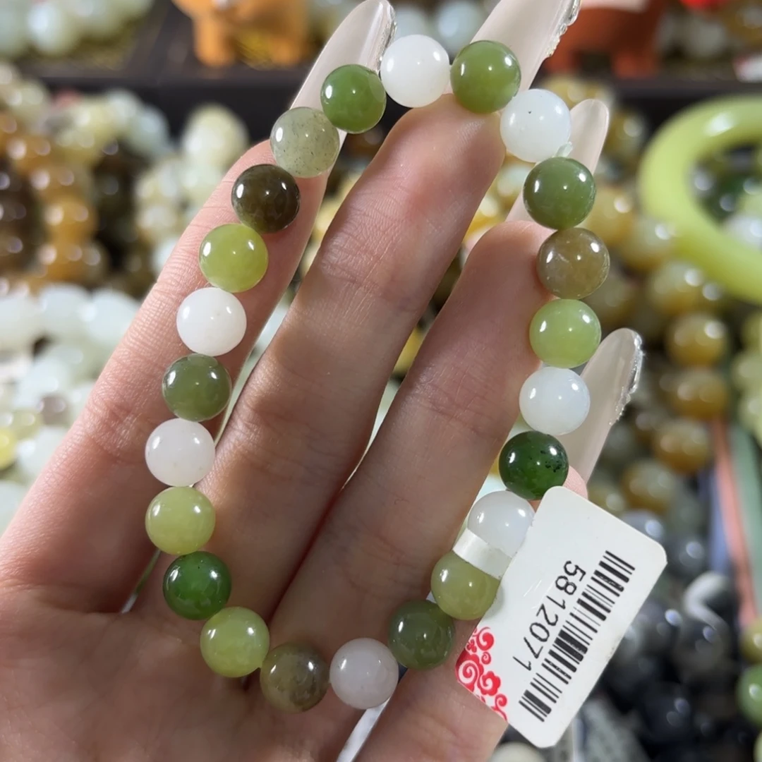 和田玉未镶嵌手链99