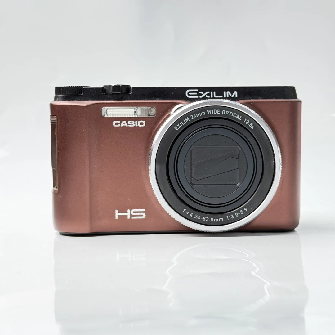 95新 Casio/卡西欧 zr1500椰树棕1610万像素12.5倍变焦复古ccd