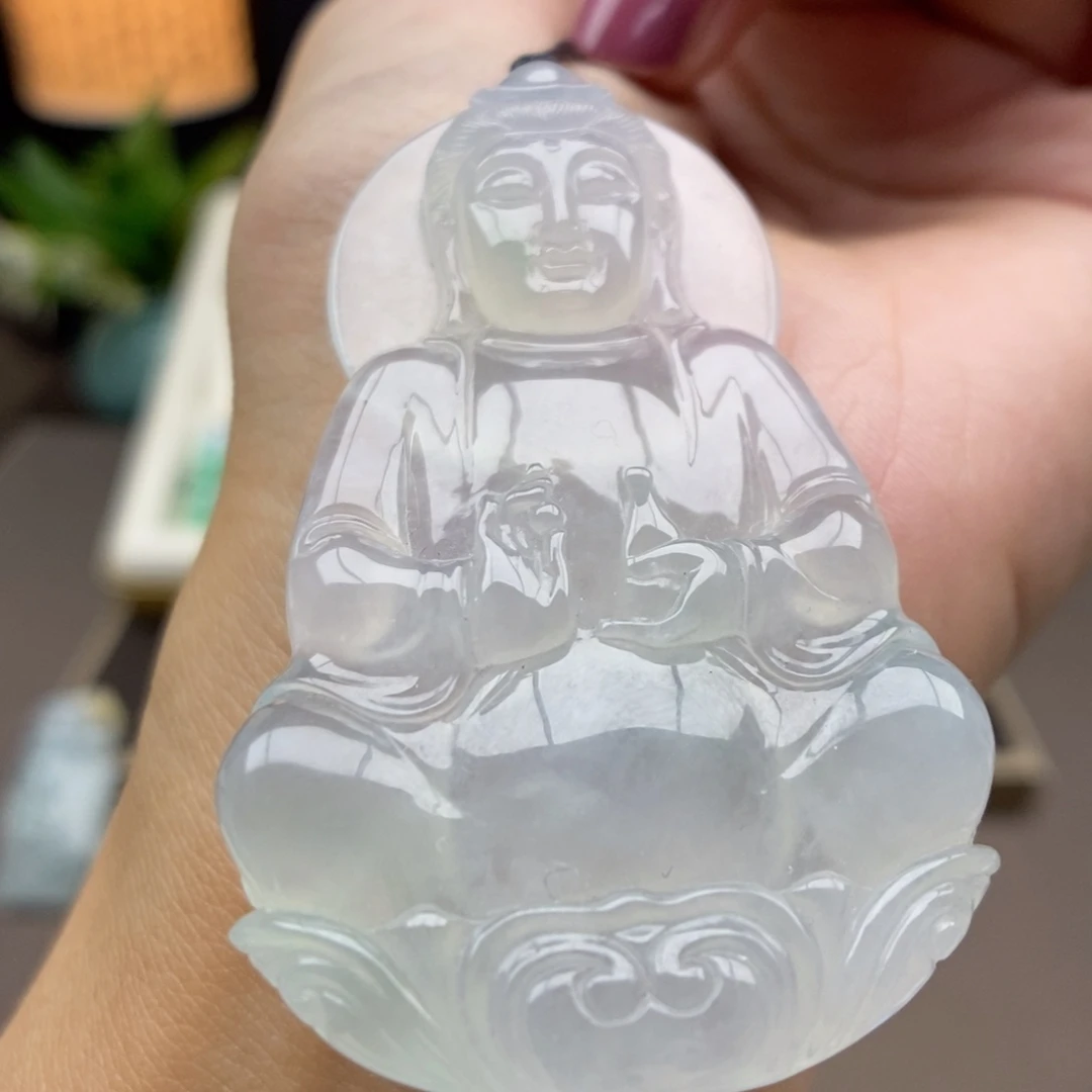 翡翠未镶嵌颈饰吊坠1