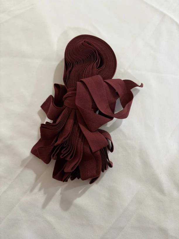 安哥拉红色2公分弹力包边条10米