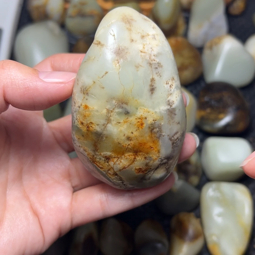 和田玉未镶嵌挂件19