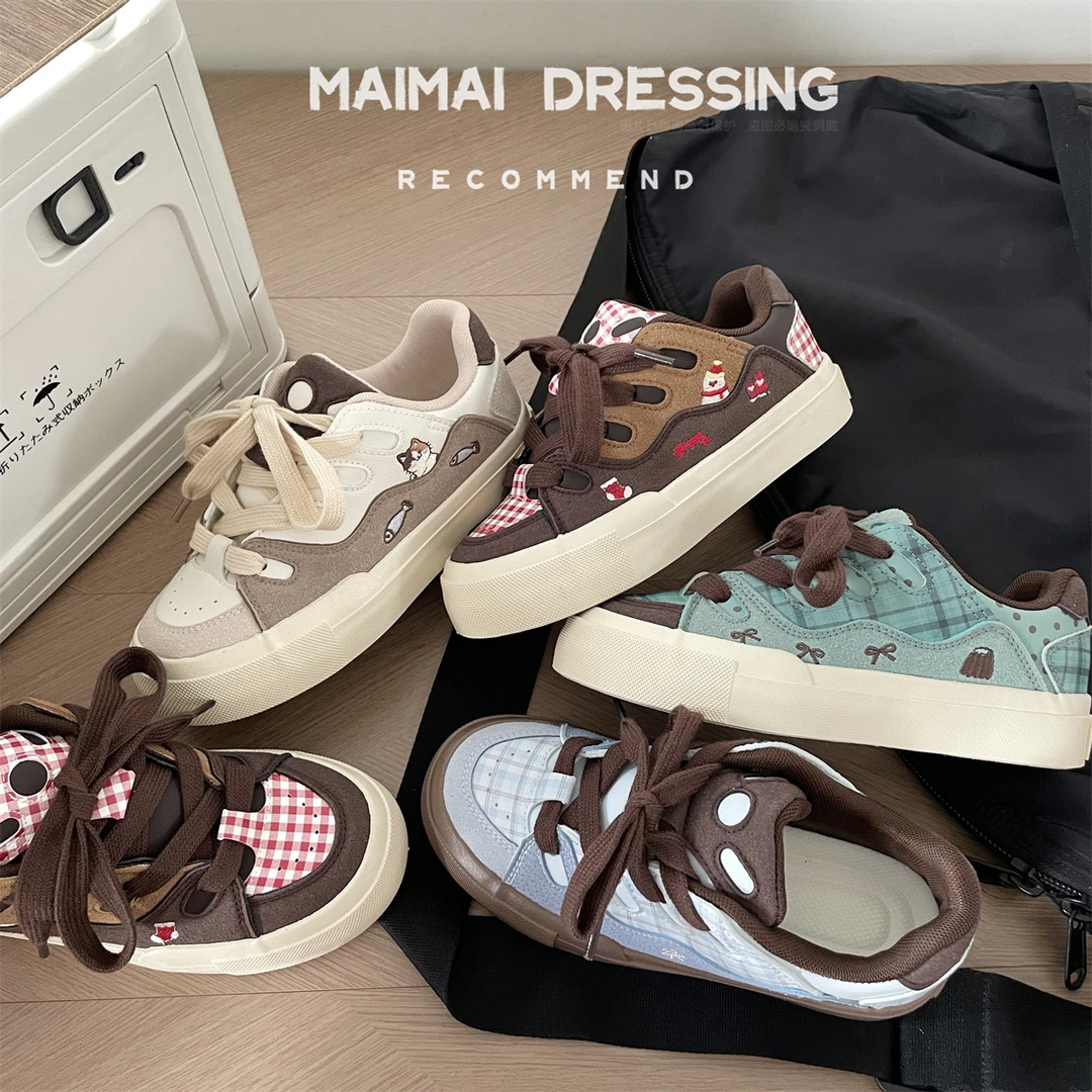 MAIM·【嘎嘎好穿的板鞋 配色超绝】2025年秋季休闲板鞋百搭韩系女鞋