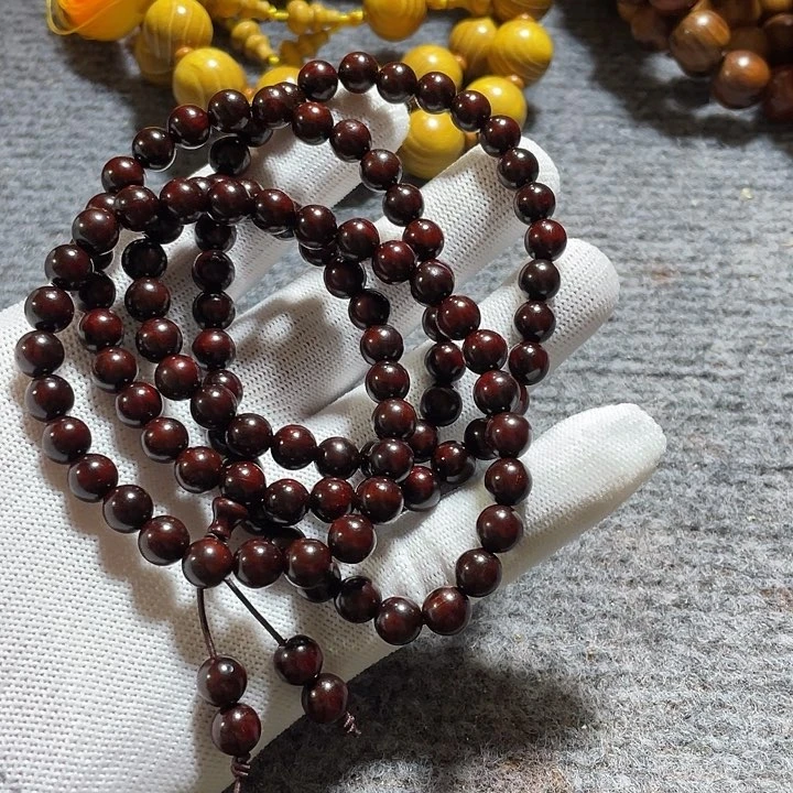 寧***小叶紫檀佛珠长串