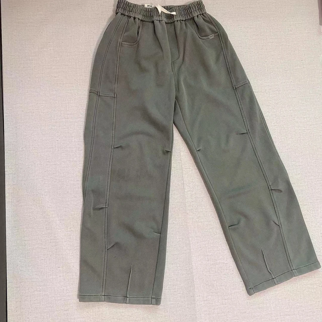 微弹男免烫纯色高腰工装裤休闲裤卫裤运动春秋秋款2622