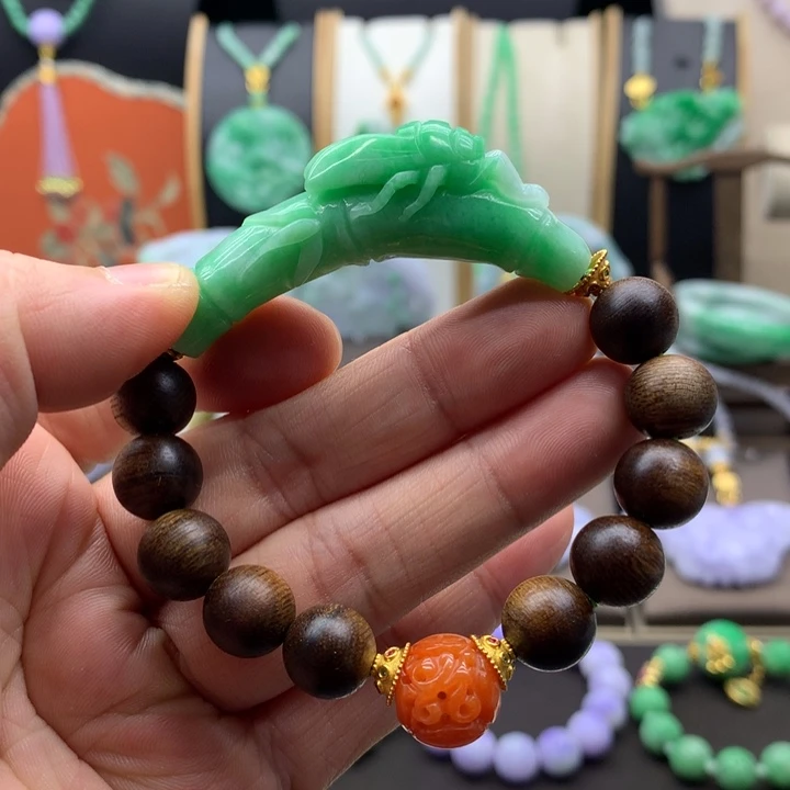 翡翠未镶嵌手链翡翠手链