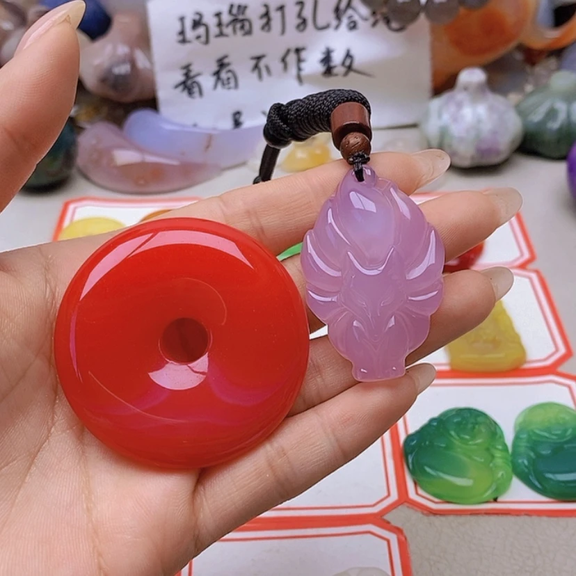 【闪购商品】未镶嵌玛瑙/玉髓珠宝半成品飘****蓝