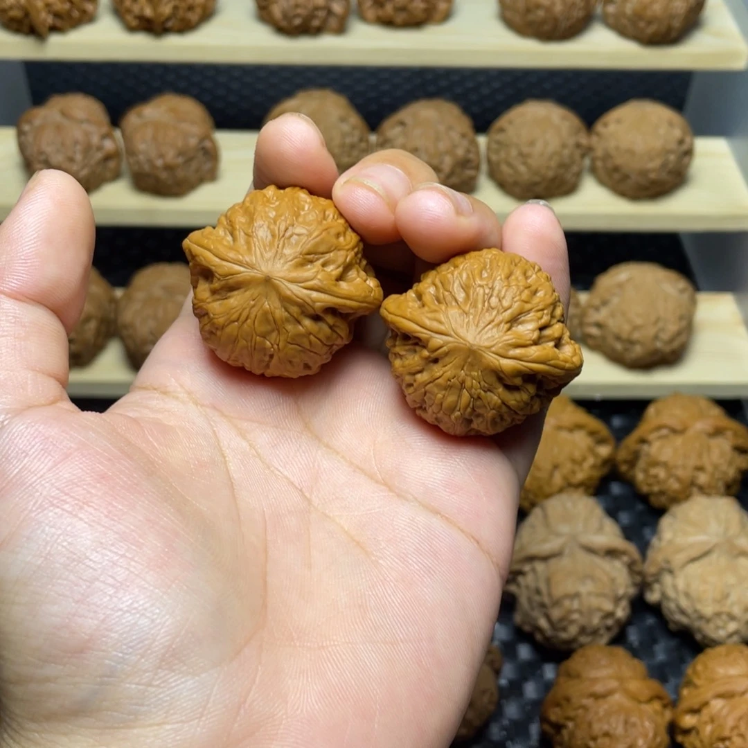 流***年吊坠文玩核桃铁锤38全打底