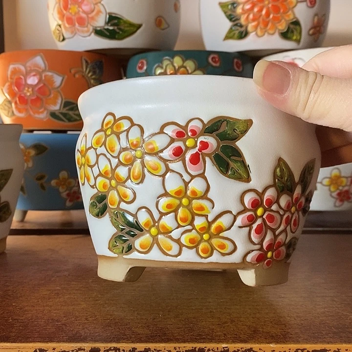 外14内13高10.5左右，纯手工制作，一单包邮