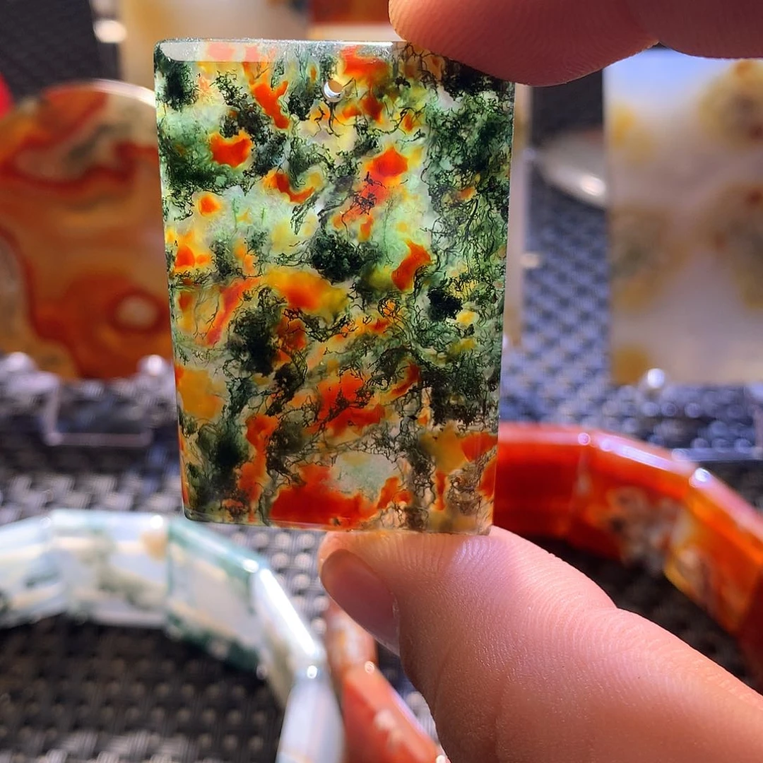 二***胡玛瑙/玉髓颈饰未镶嵌