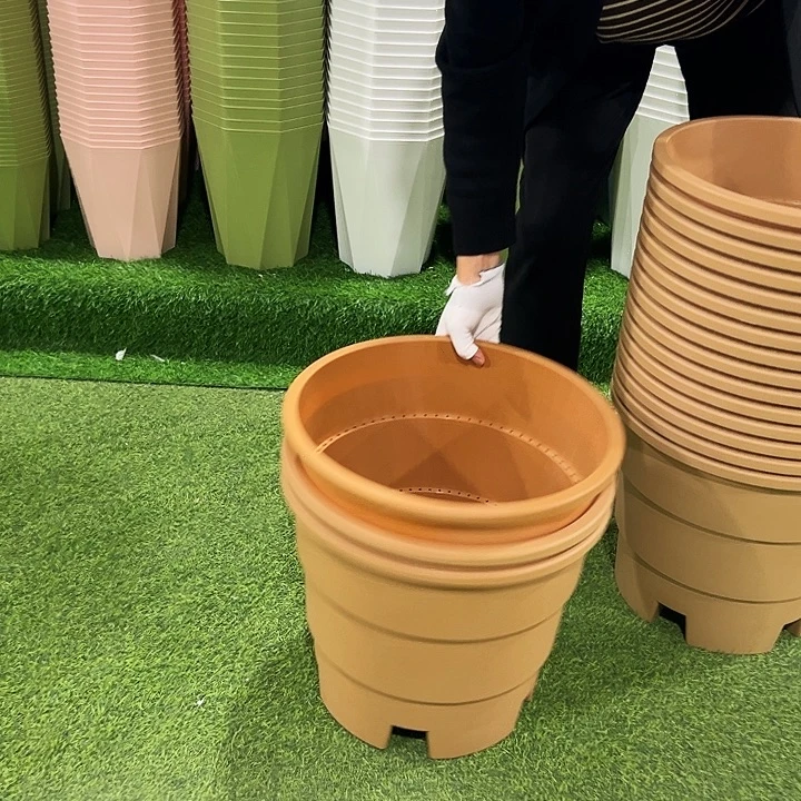 试色蓝莓盆口39高33卡其色3只无托