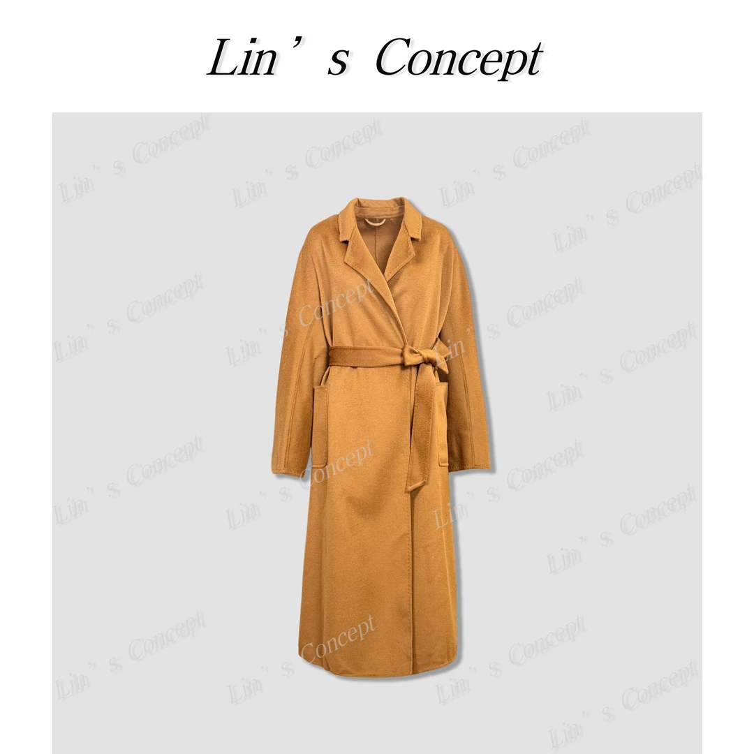 【Lin's concept】经典高级大气浴袍式大衣DL2406998