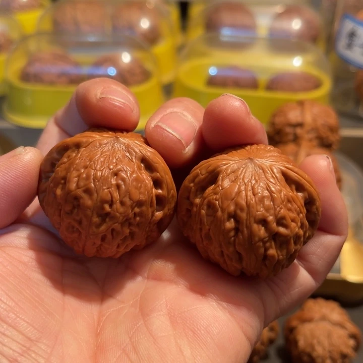 文玩核桃把件麟***物全品铁锤38➕